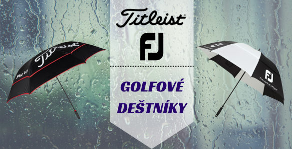 Deštníky Titleist a Footjoy s výraznými slevami, za super ceny