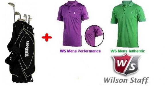 Wilson Prostaff golfový půlset pánský i dámský, právý i levý + Wilson Staff tričko se slevou až 37% 
