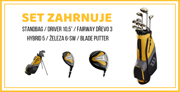 Kompletní golfový set Wilson Ultra s bagem za 6.550 Kč! Kompletní golfový set Wilson Ultra s bagem za 6.550 Kč!