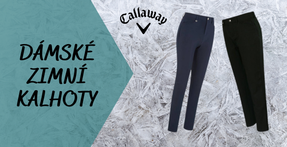 Dámské Callaway zateplené golfové kalhoty se slevou 47%.