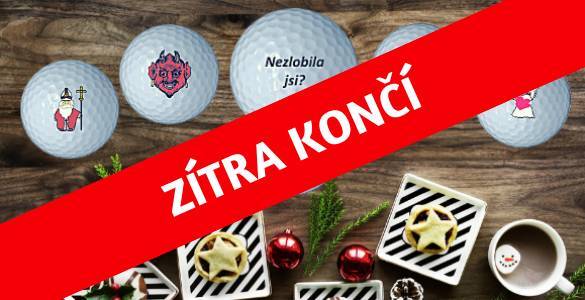 Nadílka 6 mikulášských golfových míčků jen za 199 Kč! Nadílka 6 mikulášských golfových míčků jen za 199 Kč!