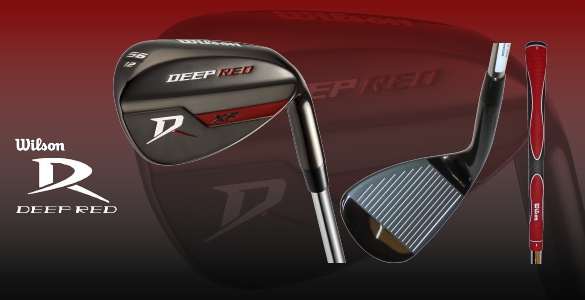 Wilson Deep Red XF wedge 60˚05 v elegatním černém provedení se slevou 31% 