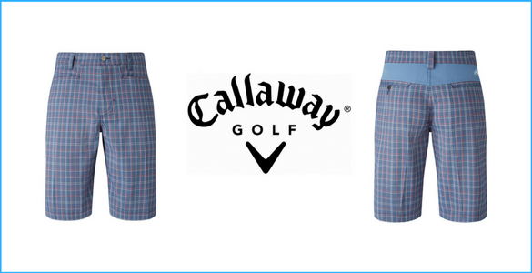 Kvalitní pánské golfové kraťasy Callaway Micro Plaid za 999 Kč
