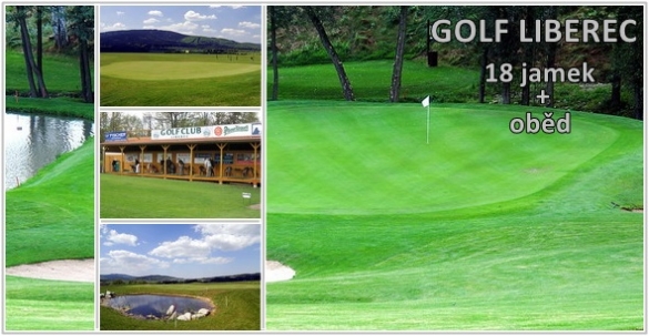 GOLF LIBEREC - 18 jamek + (nesoutěžní výsledek) + oběd k tomu. 40% sleva v sezoně 2015!