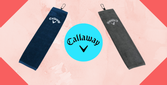 Callaway Tri-fold golfový ručník se super slevou 38%.