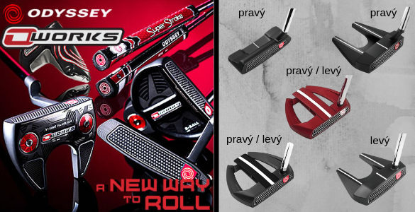 2. KOLO - Puttery Odyssey O-Works Black / Red PRAVÉ I LEVÉ se slevou 42%! 