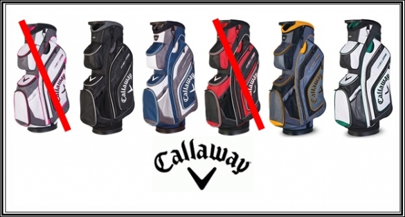 Callaway Org Cart Bagy v mnoha barevných kombinacích se slevou 35%