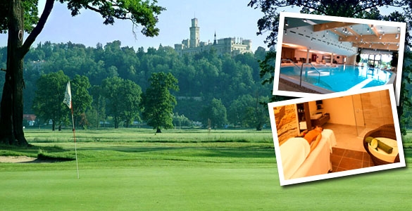 Golf & Spa Resort Hluboká - fee 18 jamek s nesoutežním výsledkem na HCP + volný vstup do wellness centra se slevou 56%! 