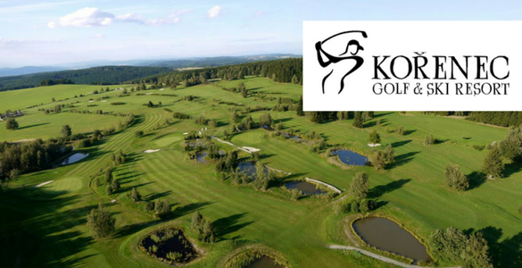 Golf Resort Kořenec: 18 jamek + oběd + driving se slevou 26%-32%