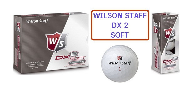Wilson Staff DX2 Soft nové golfové míčky 3ks se slevou 40% za pouhých 99 Kč!