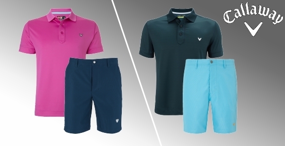 Letní Callaway balíček pro pány - golfové tričko + šortky = sleva 40%