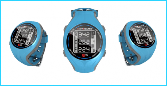 Výprodej modrých golfových GPS hodinek SI35 - poslední kusy!