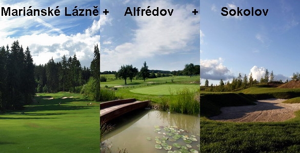 Mariánské Lázně + Sokolov + Alfrédov: západočeský golfový balíček 3 green fee se slevou 42%! 