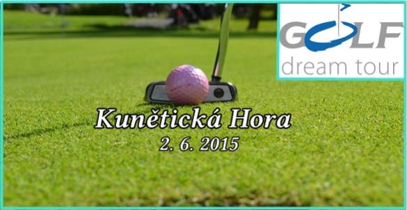 Golf Dream Tour - Kunětická Hora - 2. 6. 2015 - fee, snídaně, oběd po hře, sleva 44%