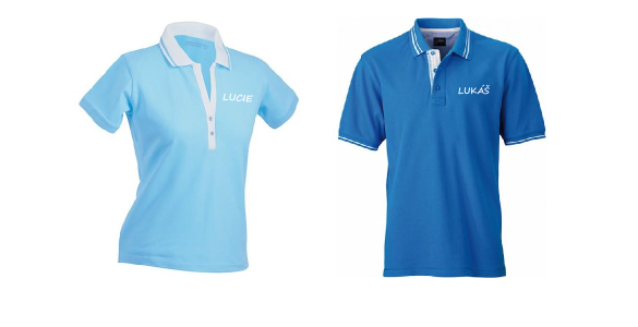 Stylové polo tričko s vlastním textem jako vyšitým! Kvalitní materiál, SLEVA 460 Kč! Stylové polo tričko s vlastním textem jako vyšitým! Kvalitní materiál, SLEVA 460 Kč!