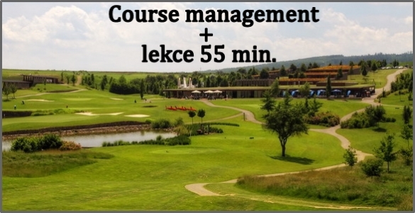 Naučte se hrát jako profík: Course management (9 jamek s profesionálem) + bugyna + lekce 55min., sleva 46%!