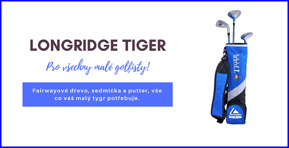 Dětský golfový set pro ty nejmenší tygry - Longridge Tiger Plus (3 - 5 let)