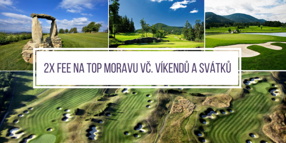 Moravské golfové klenoty - 2x green fee: Austerlitz a Kořenec, kdykoliv i během víkendů a svátků