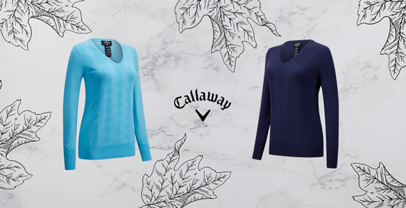 Dámský golfový svetr Callaway Low V Neck za 1090 Kč!! Tmavě modrý, světle modrý, velikosti XS-XXL