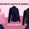 Callaway WindJacket dámská golfová bunda za 1 590 Kč! Černá, tmavě modrá, růžová, velikosti XS-XL