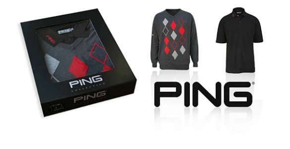 PING golfový dárkový box - svetr + tričko se slevou 35% 