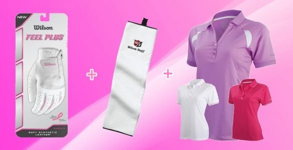 Dámský golfový balíček: tričko + rukavice + ručník jen za 999 Kč