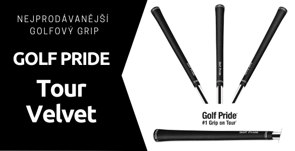 Golf Pride Tour Velvet - nejpoužívanější gripy jen za 139 Kč