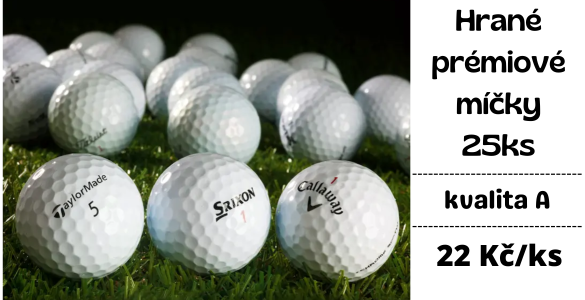 Wilson+Srixon - hrané míče za 22 Kč / ks.