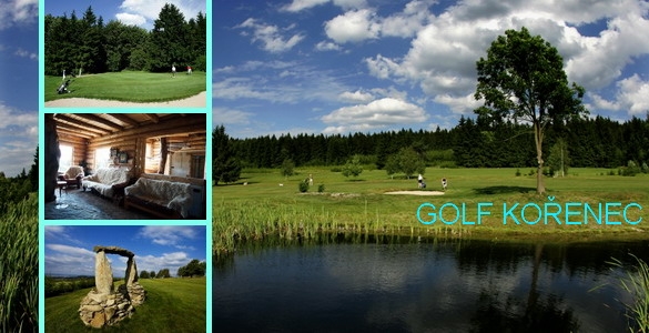 Romantický golfový pobyt pro 2 na Kořenci v srdci přírodního parku se slevou 50%!