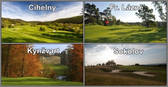 Lázeňský golf s balzámovou cenou: Cihelny, Františkovy Lázně, Lázně Kynžvart, Sokolov - 4x 18 jamek se slevou 49%! 