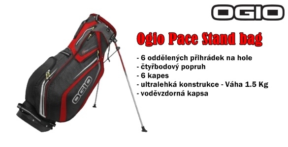 Ogio Pace - limitovaná edice oblíbeného golfového bagu s mrazivou slevou 44%.