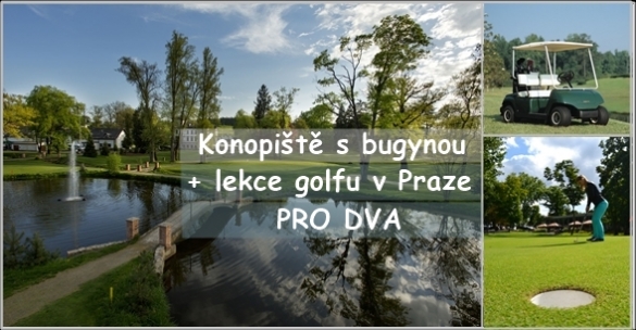 Golf & luxus na Konopišti - fee 18 jamek s buggy + 60min. lekce golfu v Praze jen za 2290 Kč PRO DVA!