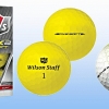 Wilson Staff DX2 Soft extra měkké žluté golfové míčky 3ks se slevou 45%!