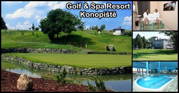 Golf & Spa Konopiště  - fee 18 jamek Radecký či D'Este a relax v novém wellness centru - ušetříte 41%! 