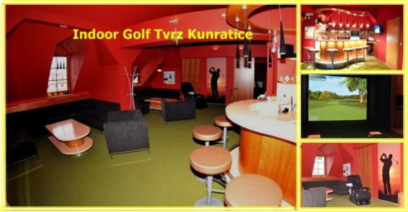 Indoor Tvrz Kunratice - hodina hry na Full Swing simulátoru pro 4 hráče jen za 349 Kč